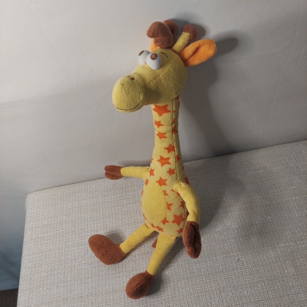 Toys R Us Geoffrey the Giraffe Plush‎ 16" Star Pattern Mascot 2015 5F63432